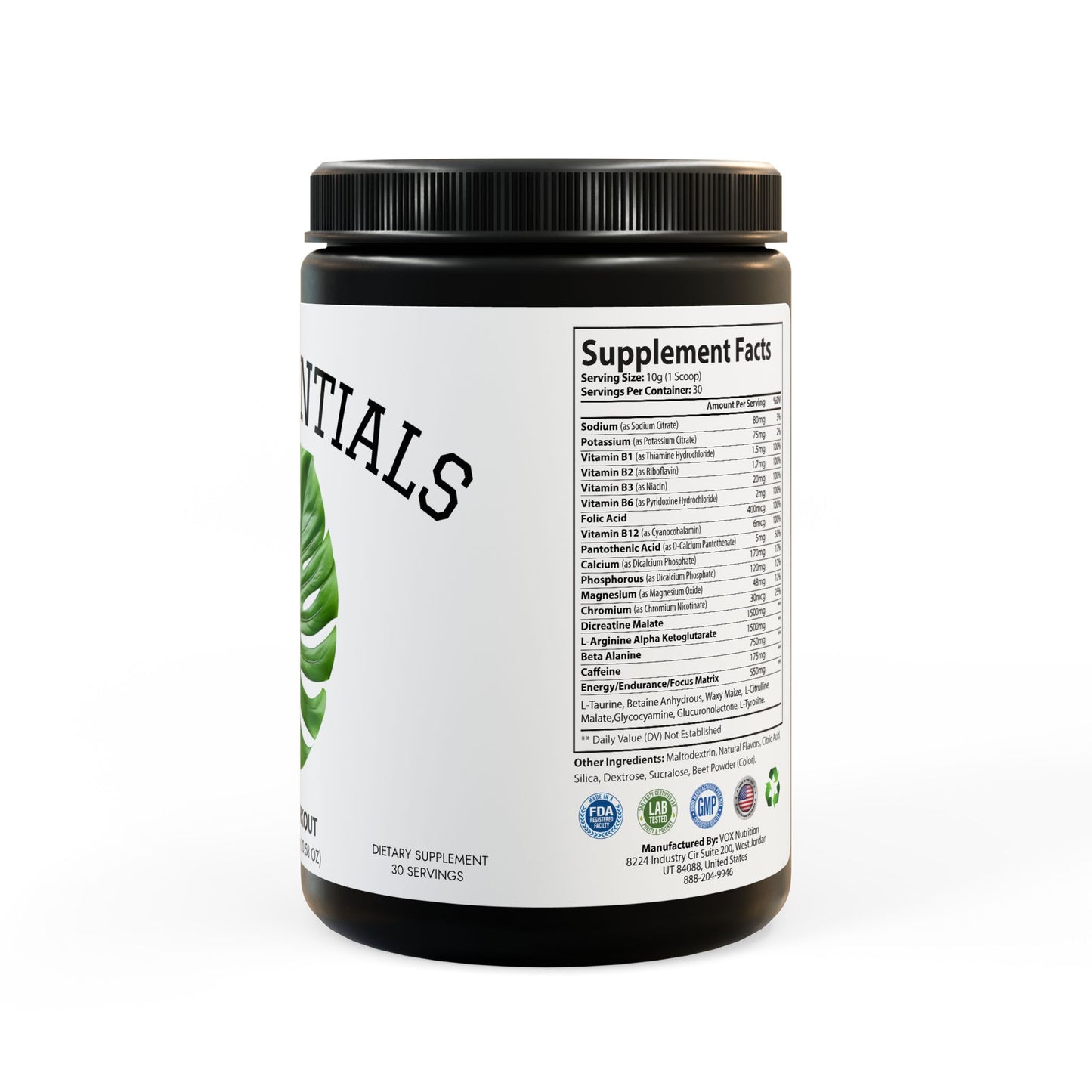 Pre-Workout Supplement, Watermelon (300g, 10.58oz)