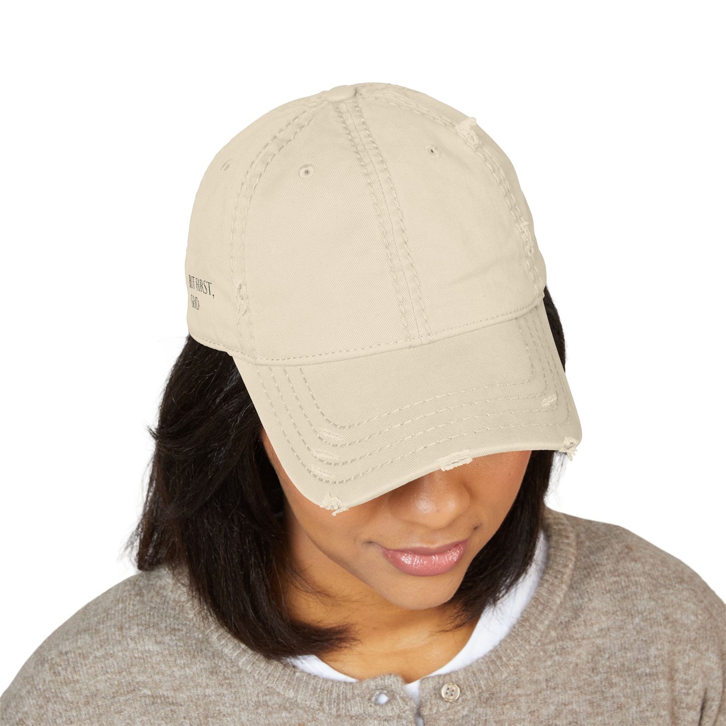 Distressed Dad Hat (Embroidery)