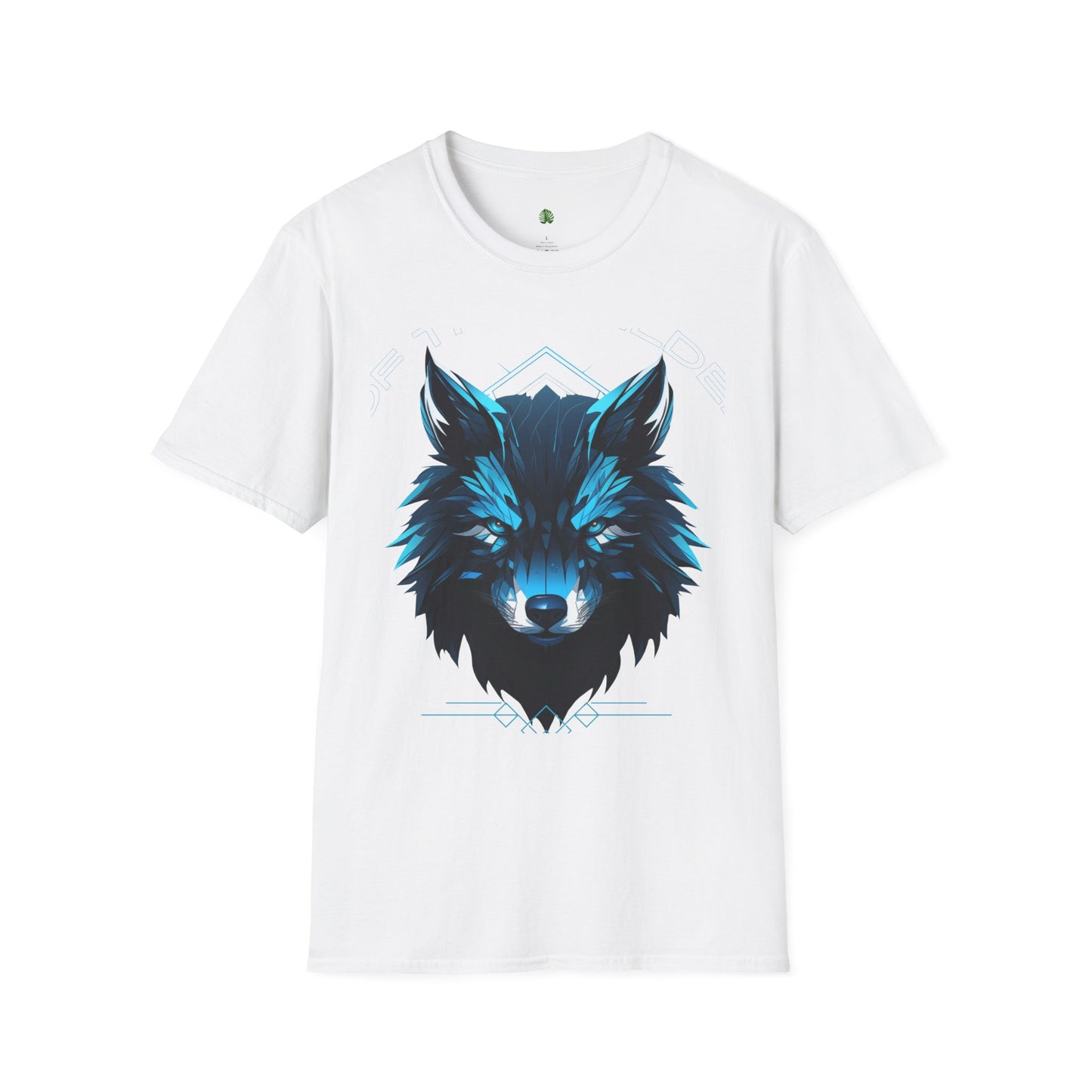 Wolf Graphic Unisex Softstyle T-Shirt, Nature Lover Tee, Casual Wear, Gift for Him/Her, Animal Art Shirt, Wildlife Enthusiast Apparel