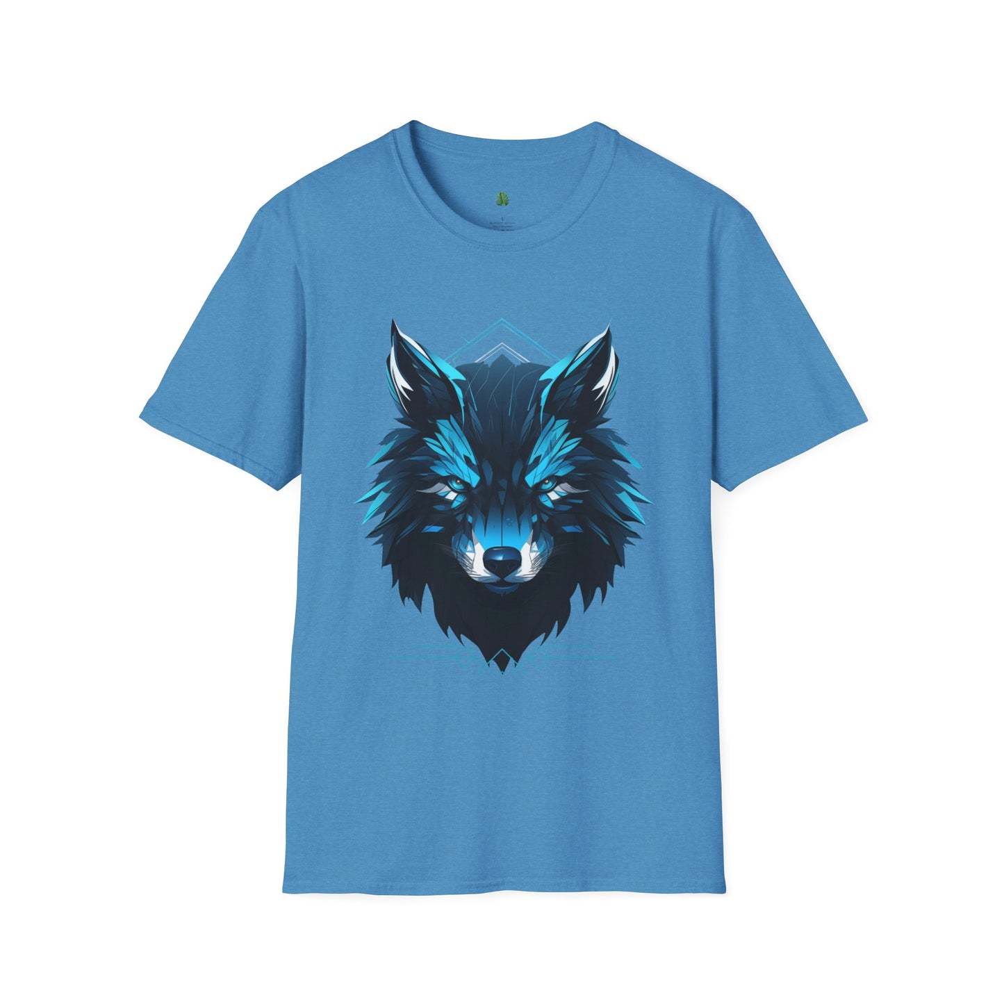 Wolf Graphic Unisex Softstyle T-Shirt, Nature Lover Tee, Casual Wear, Gift for Him/Her, Animal Art Shirt, Wildlife Enthusiast Apparel