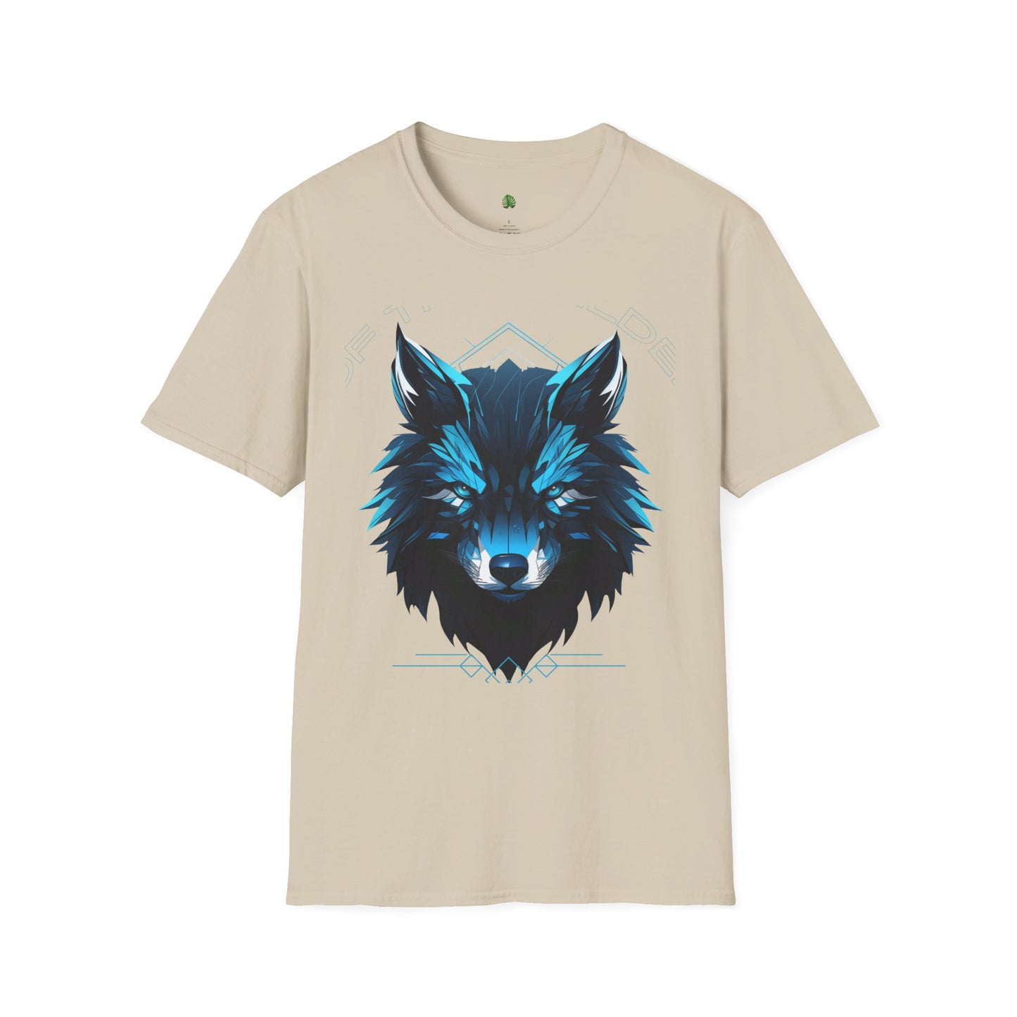Wolf Graphic Unisex Softstyle T-Shirt, Nature Lover Tee, Casual Wear, Gift for Him/Her, Animal Art Shirt, Wildlife Enthusiast Apparel